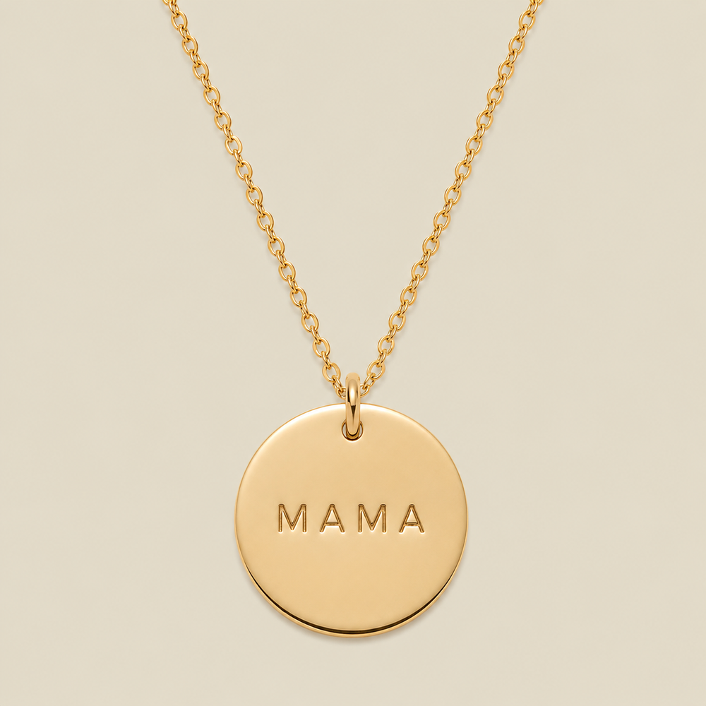 Mama Disc Necklace