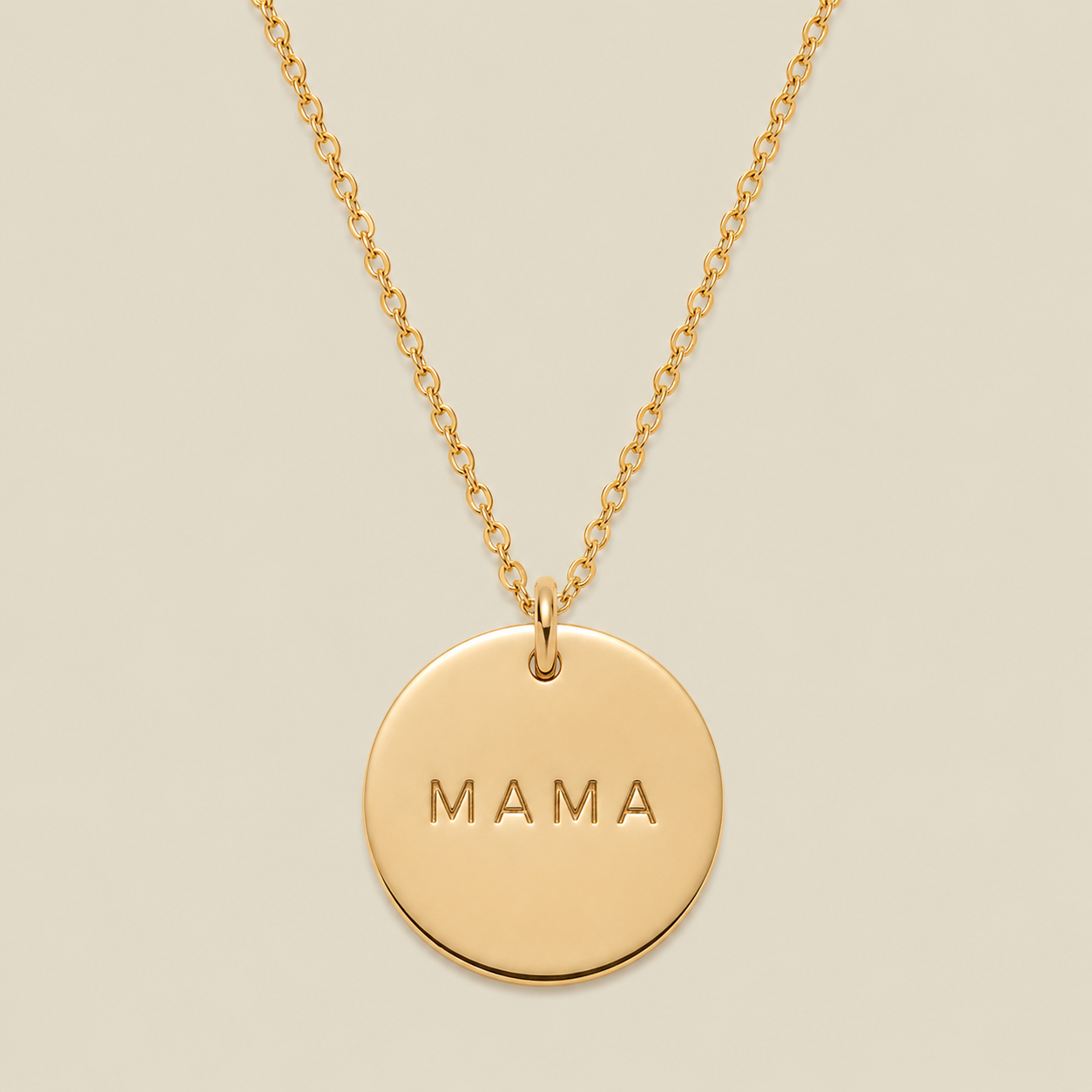 Mama Disc Necklace