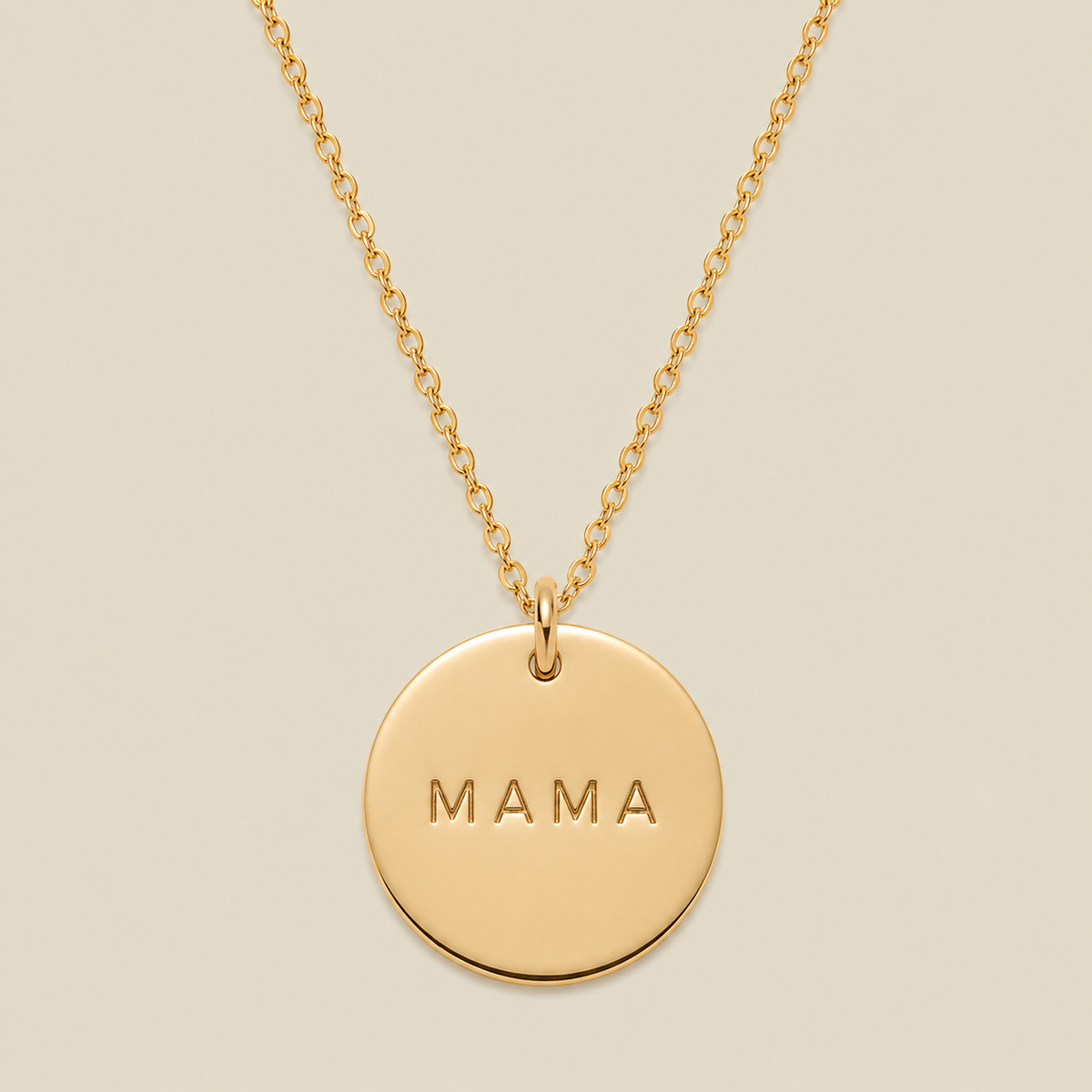 Mama Disc Necklace