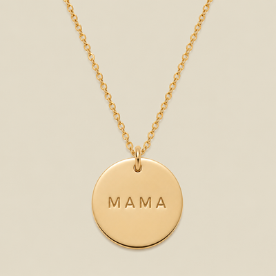 Mama Disc Necklace