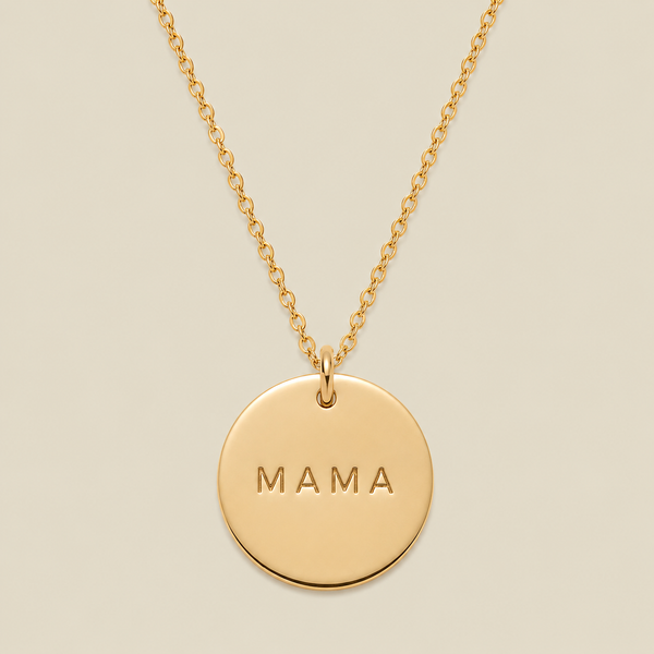 Mama Disc Necklace