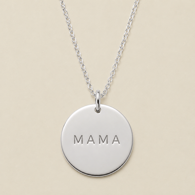 Mama Disc Necklace