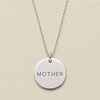 Mother Disc Necklace