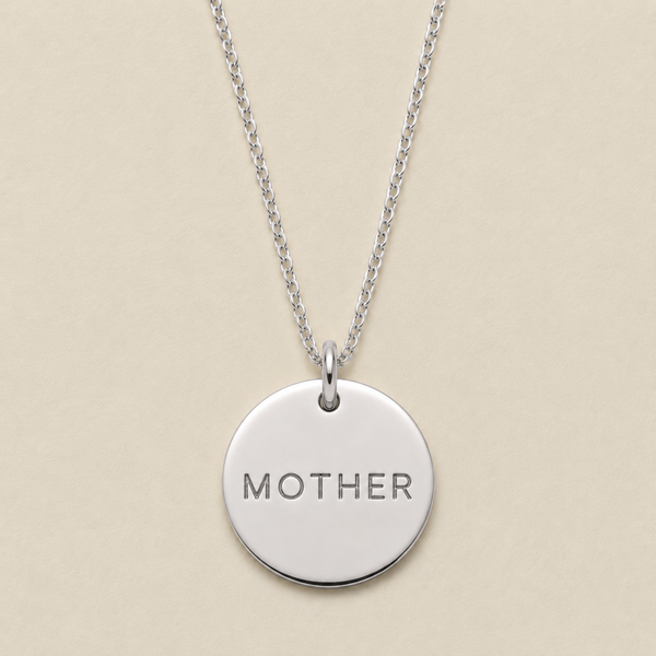 Mother Disc Necklace