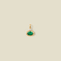 May Oval Birthstone Charm