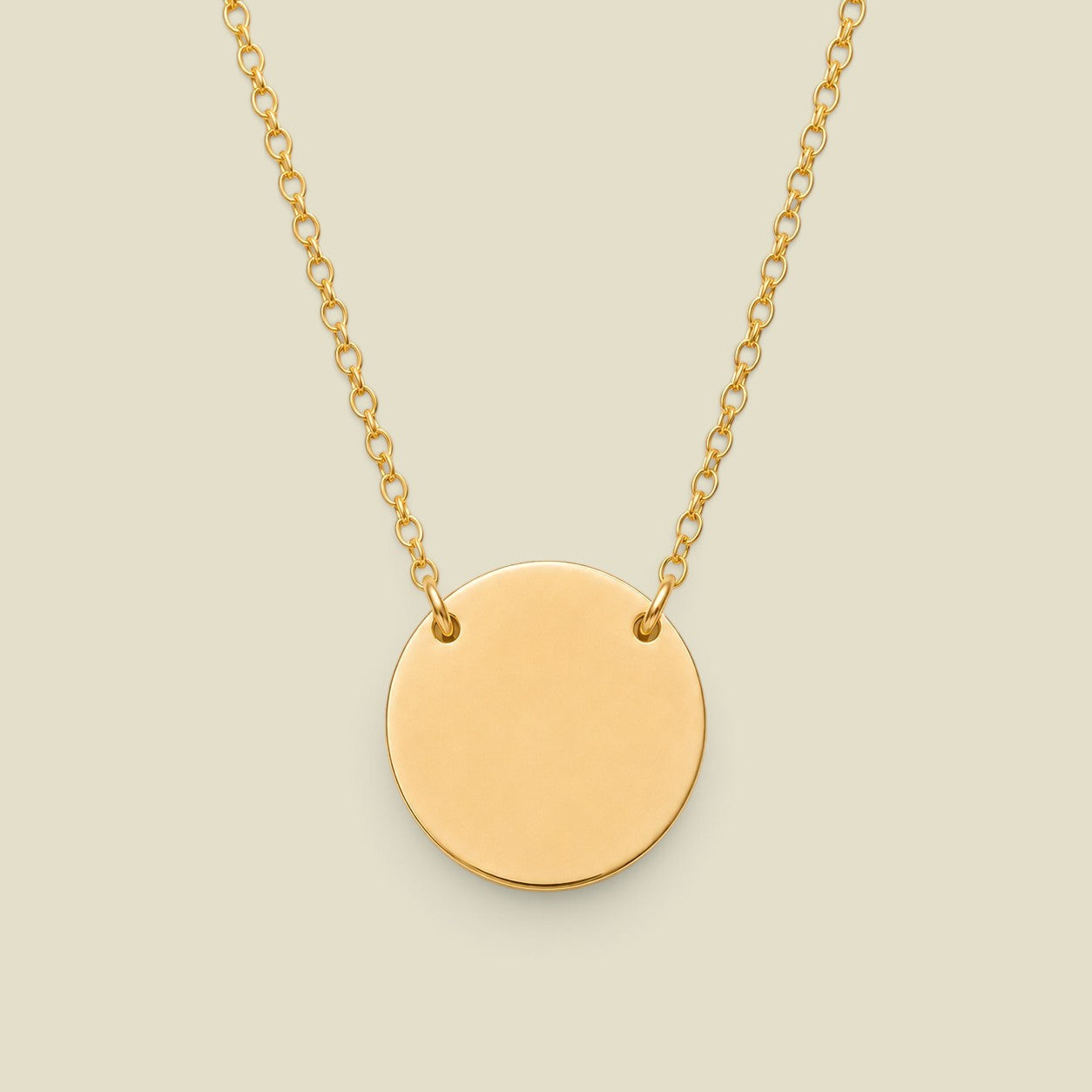 Mini Zola Disc Necklace