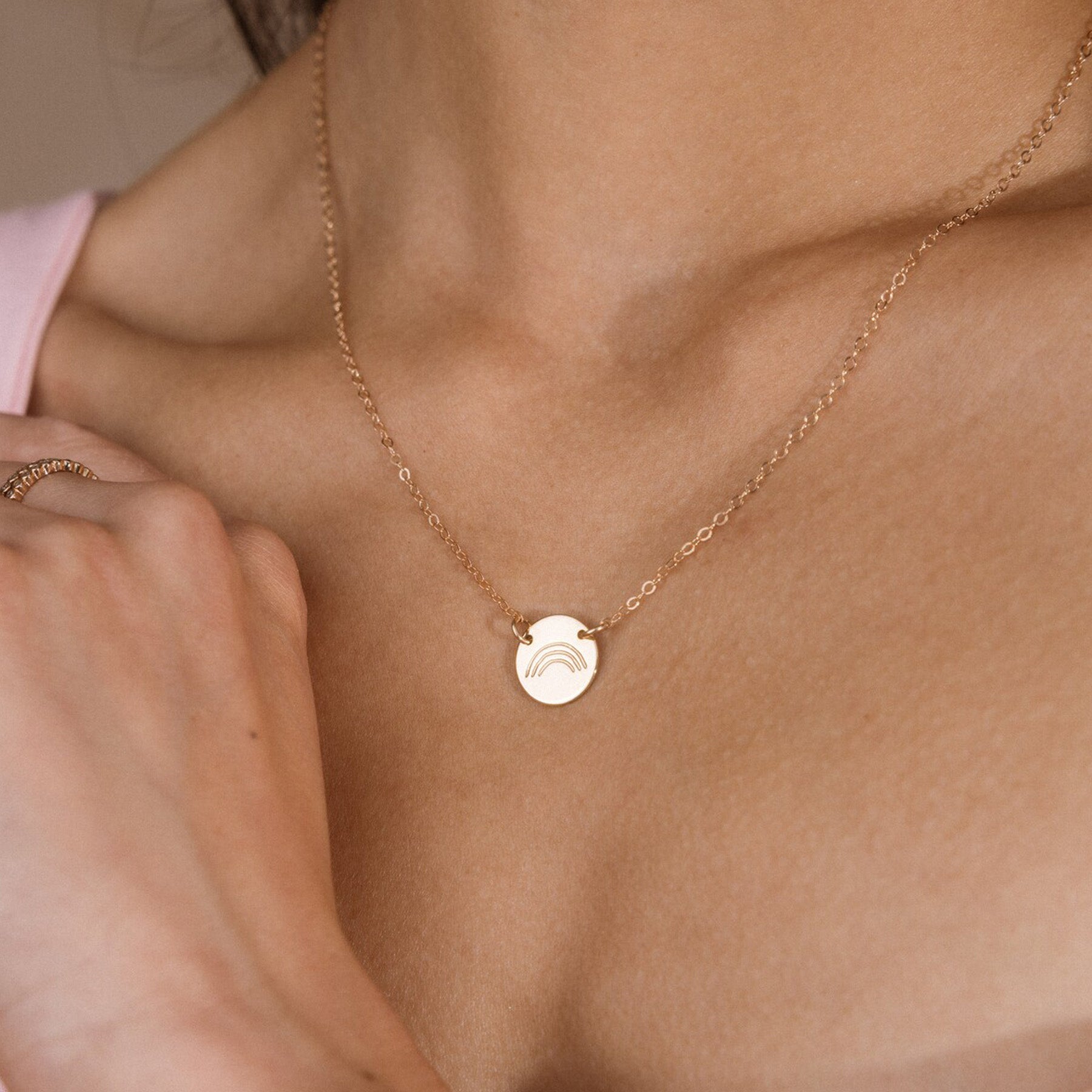 Mini Zola Disc Necklace