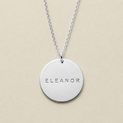 Name Disc Necklace