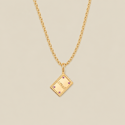 Naughty Book Necklace