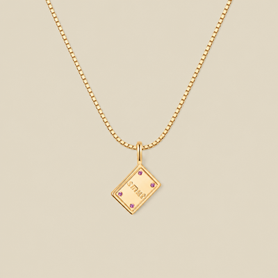 Naughty Book Necklace