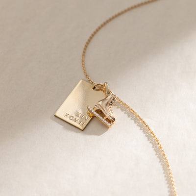 Figure Skate Charm