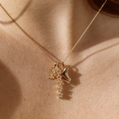 Vertical Star Charm