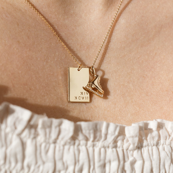 Figure Skate Charm