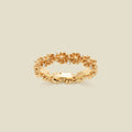 November CZ Birth Flower Eternity Ring
