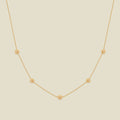October CZ Birth Flower Station Necklace