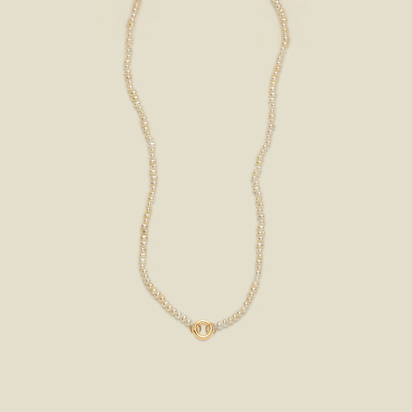 Pearl Strand Charm Necklace | Final Sale