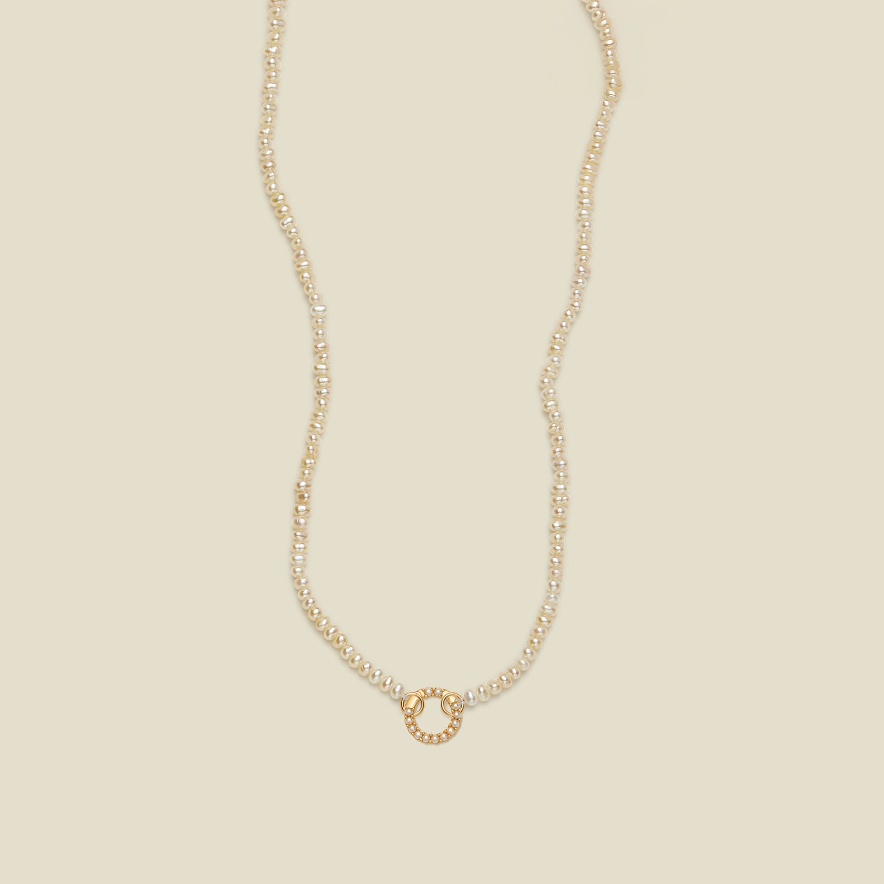 Pearl Strand Charm Necklace | Final Sale