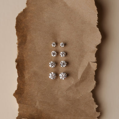 14k Diamond Stud Earrings