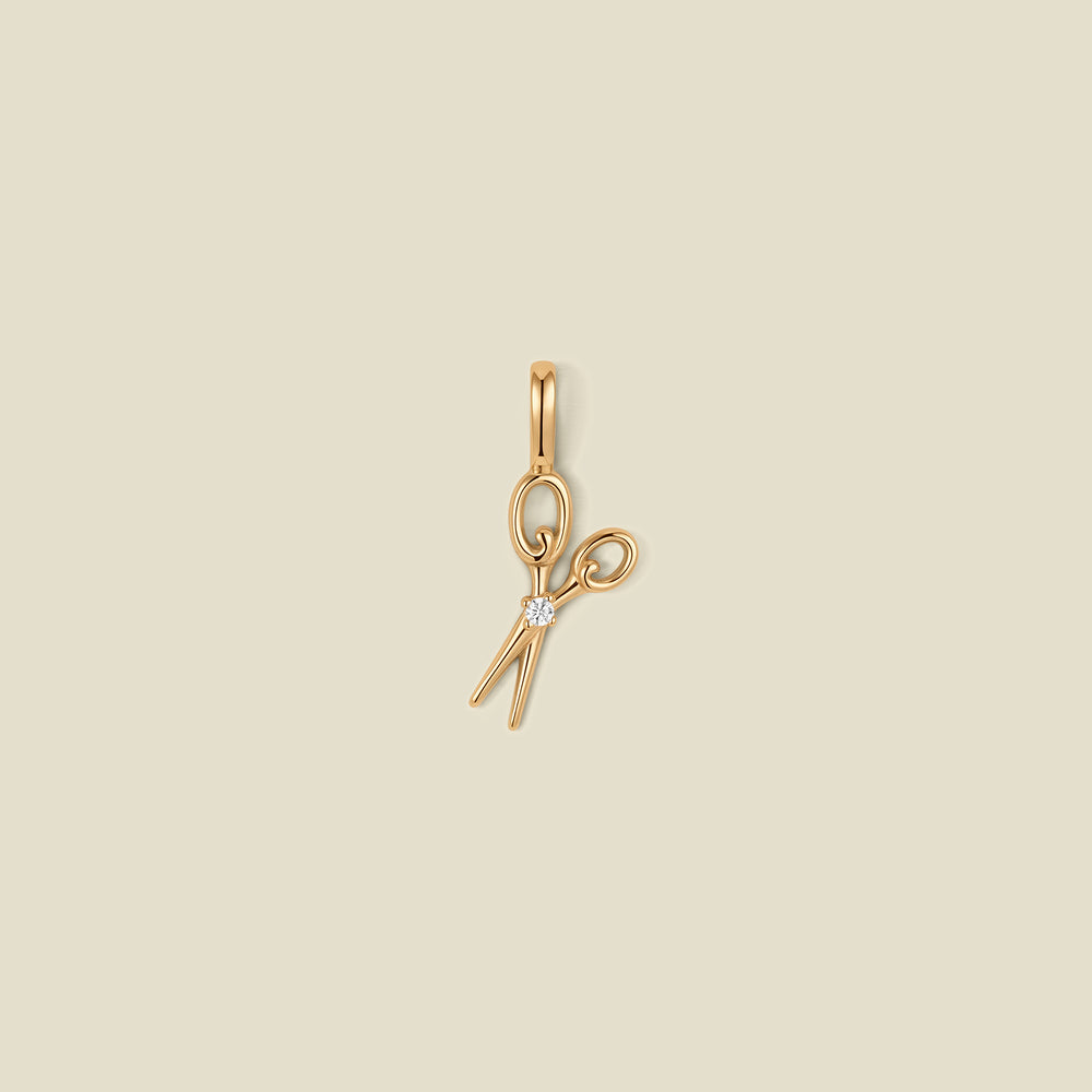 Scissors Charm