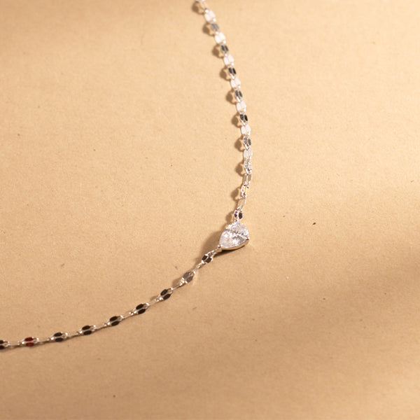 Dew Drop Solitaire Necklace