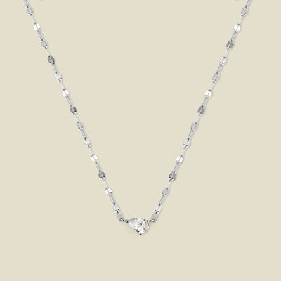 Dew Drop Solitaire Necklace