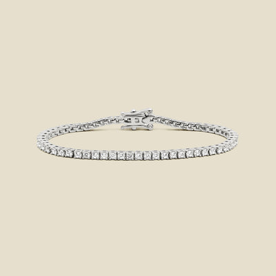 CZ Prong-Set Tennis Bracelet