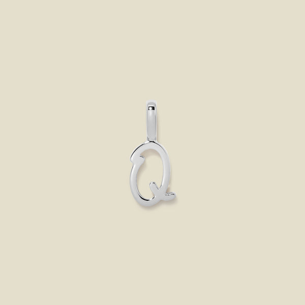 Script Initial Q Charm