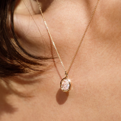 Tova Oval Charm Necklace