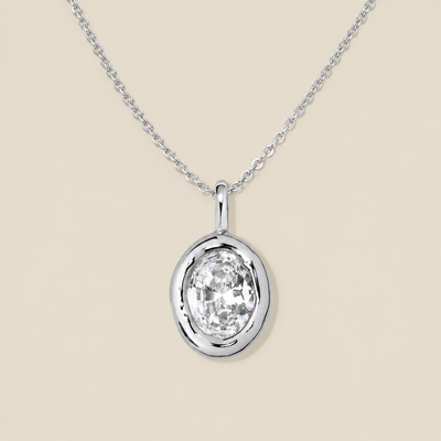 Tova Oval Charm Necklace