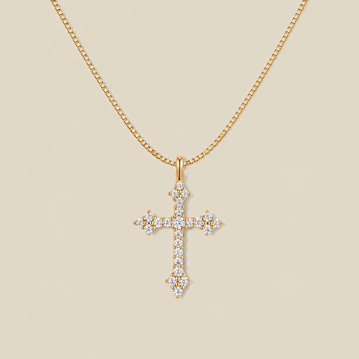 Vintage Cross Necklace