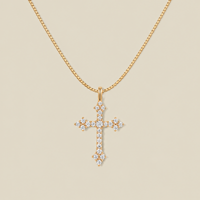 Vintage Cross Necklace