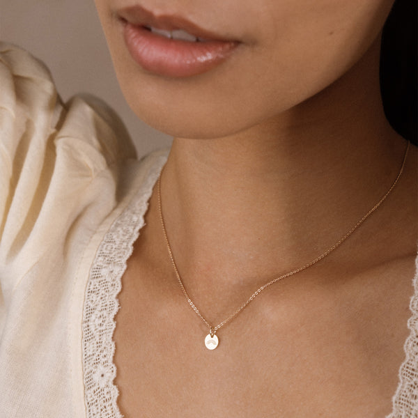 Rainbow Disc Necklace