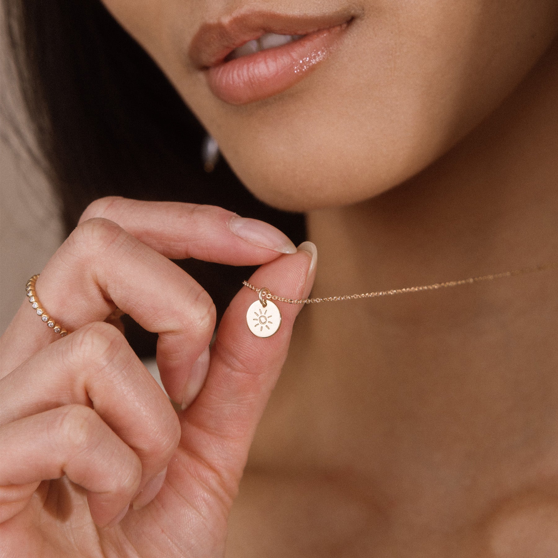 Sunny Disc Necklace