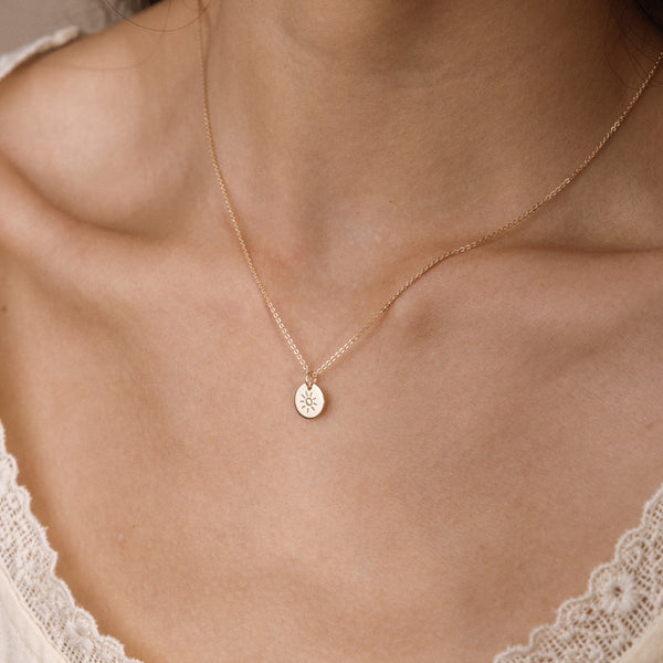 Sunny Disc Necklace
