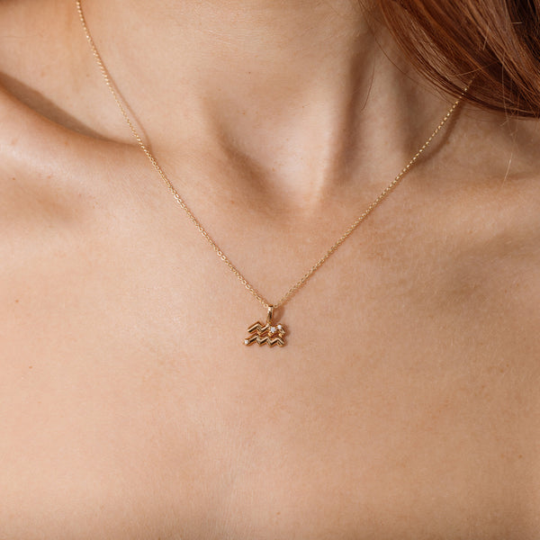 Aquarius Zodiac Charm | Final Sale
