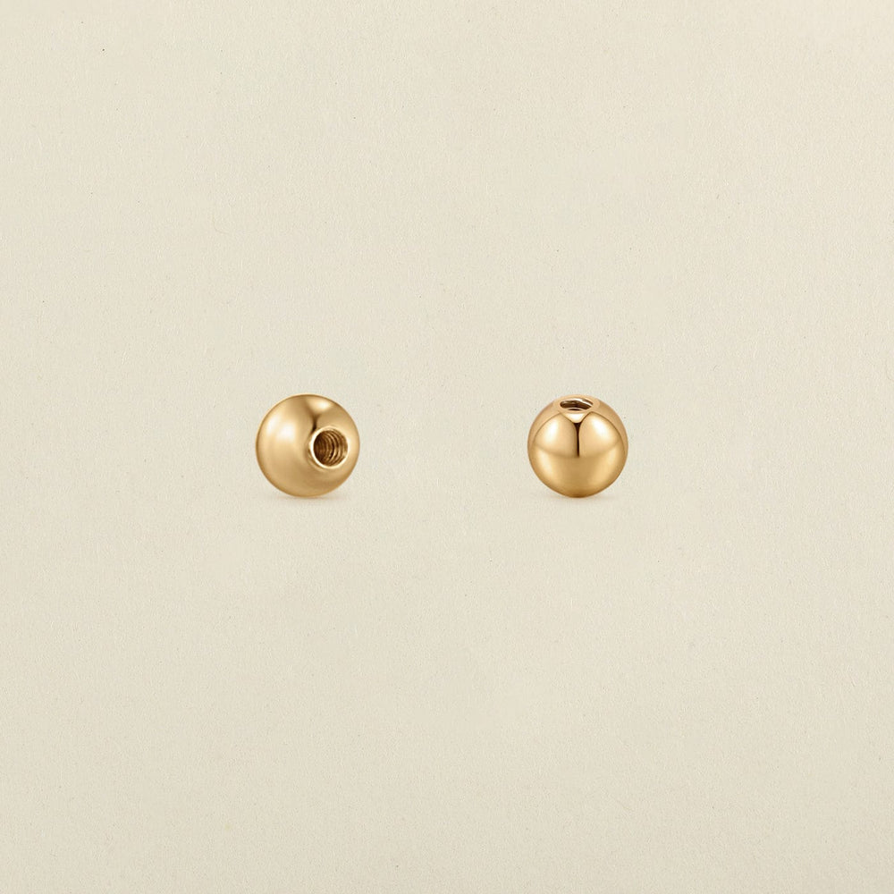 Add-On Earring Ball Backs Gold Vermeil Add Ons