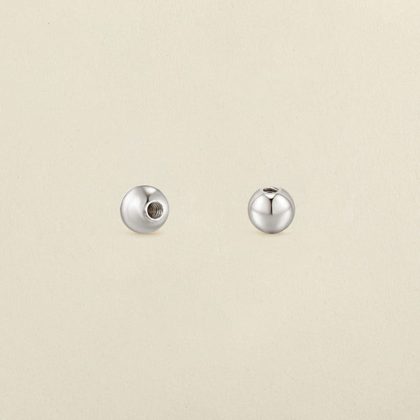 Add-On Earring Ball Backs Silver Add Ons