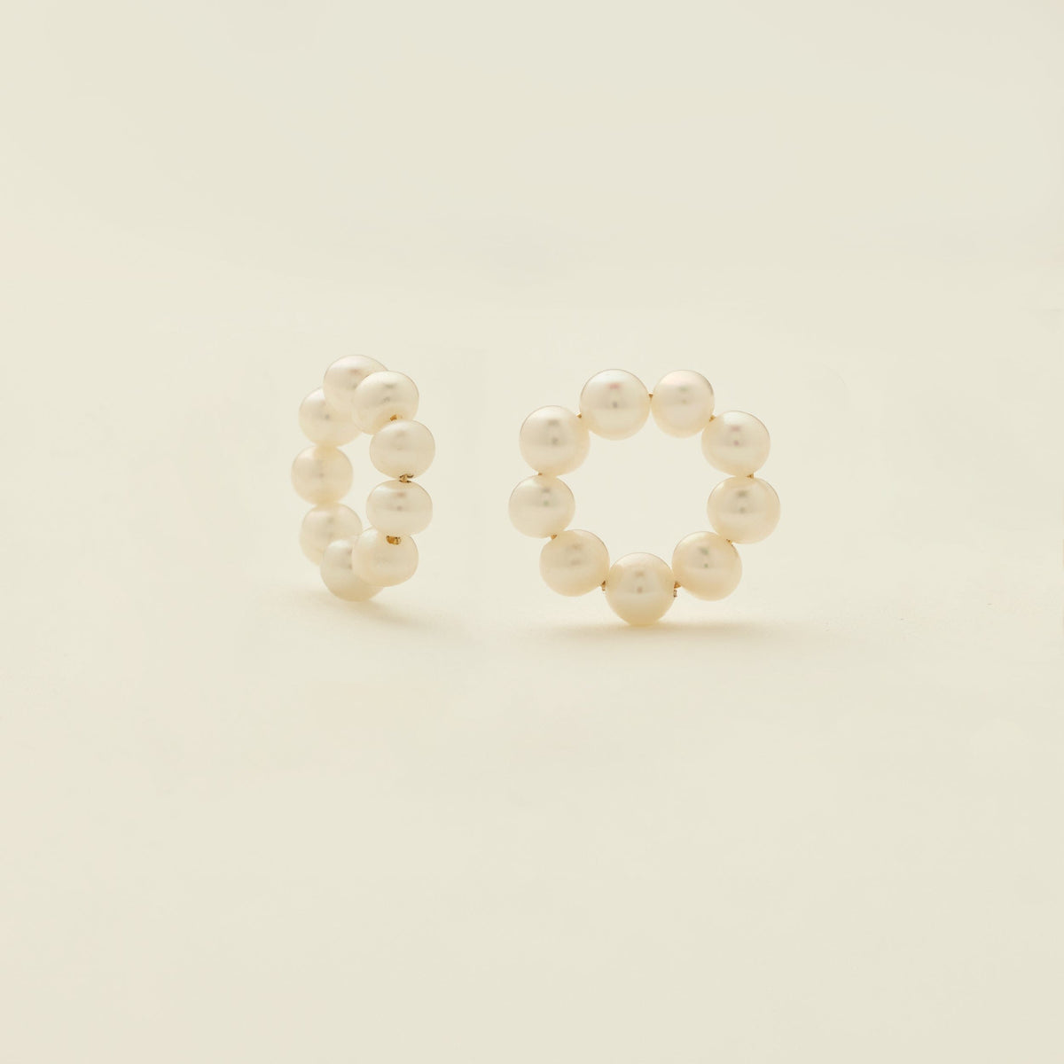 Add On Pearl Halo Hooplets Final Sale