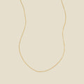 Adjustable Flat Cable Chain Gold Filled / 1.2mm / 13"-15" Necklace