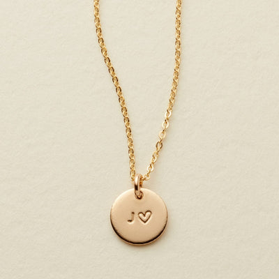 Amore Disc Necklace Necklace