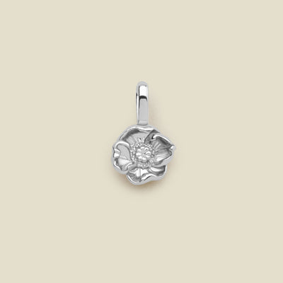 August Birth Flower Charm Silver Add Ons