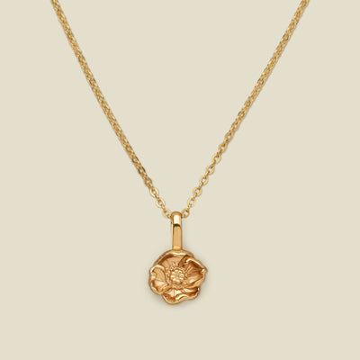 Birth Flower Charm Stacker Necklace Necklace