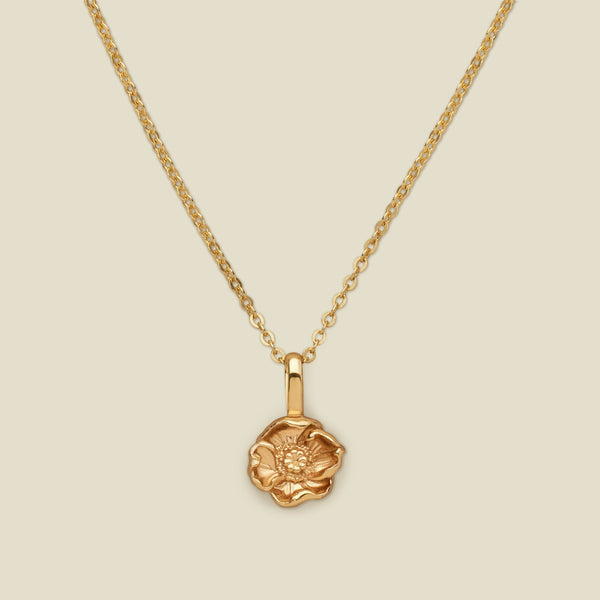 Birth Flower Charm Stacker Necklace Necklace