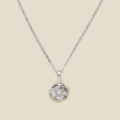 Birth Flower Charm Stacker Necklace Necklace