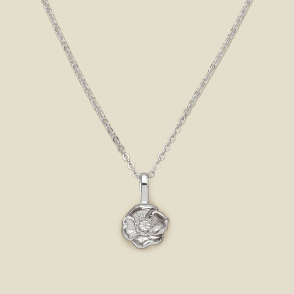 Birth Flower Charm Stacker Necklace Necklace
