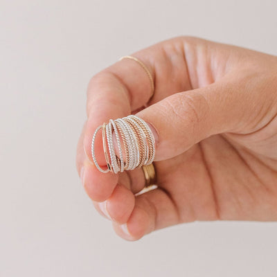 Braided Stacking Ring Ring