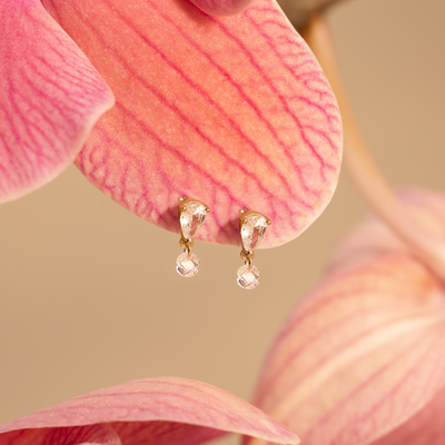 Dew Drop Stud Earrings
