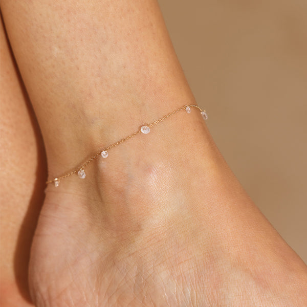 Dew Drop Floating Anklet