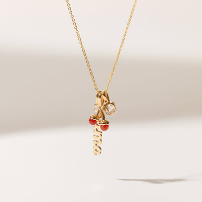 Cherry Charm Gold Vermeil Add Ons