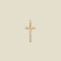 CZ Poppy Initial T Charm Gold Vermeil Add Ons